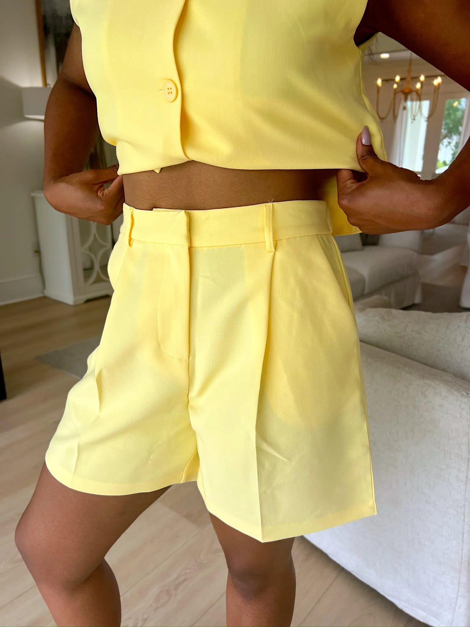 That Extra Look Pleated Shorts sold by Bella Rose boutique product image thumbnail 2