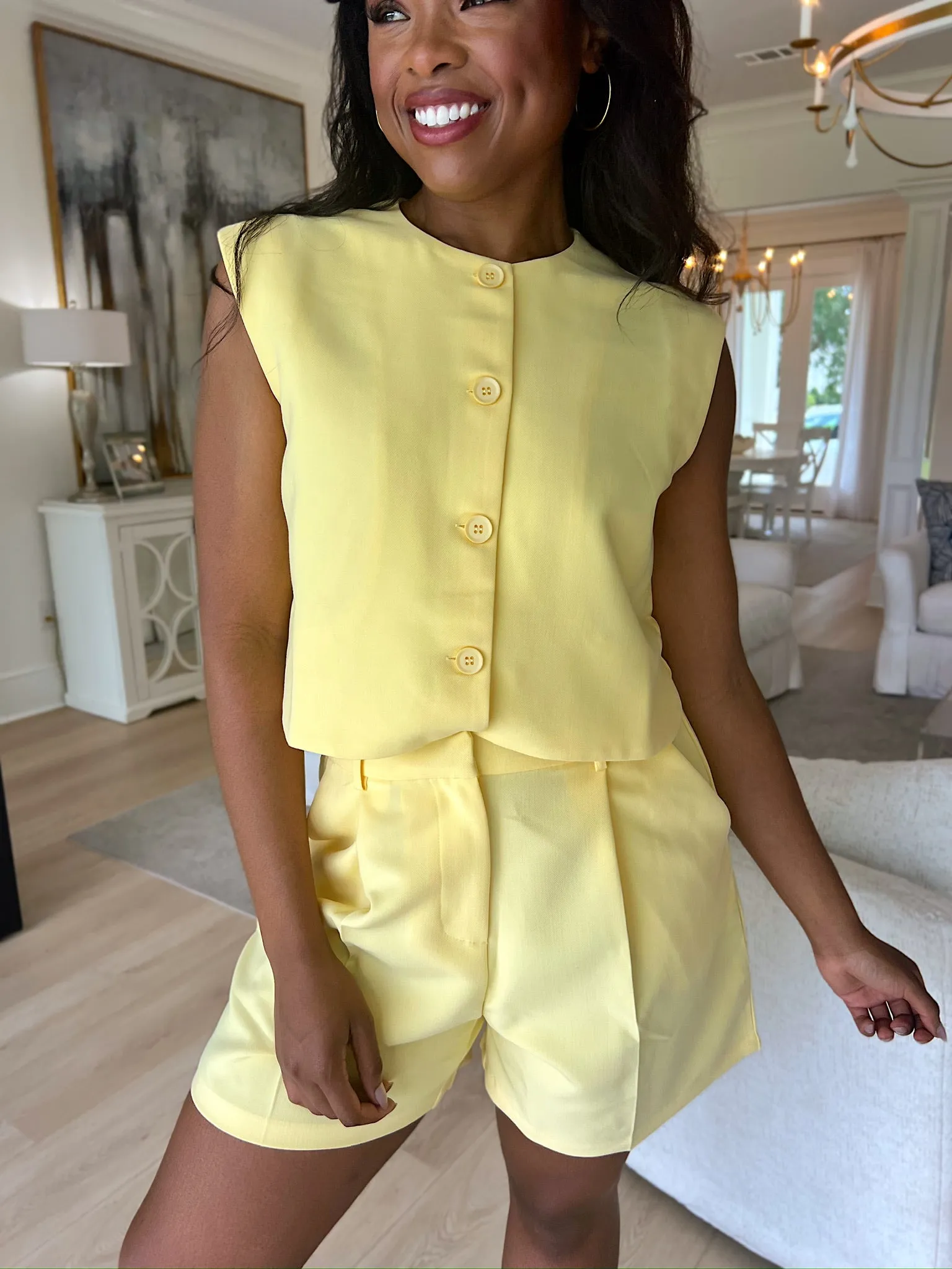 That Extra Look Pleated Shorts sold by Bella Rose boutique