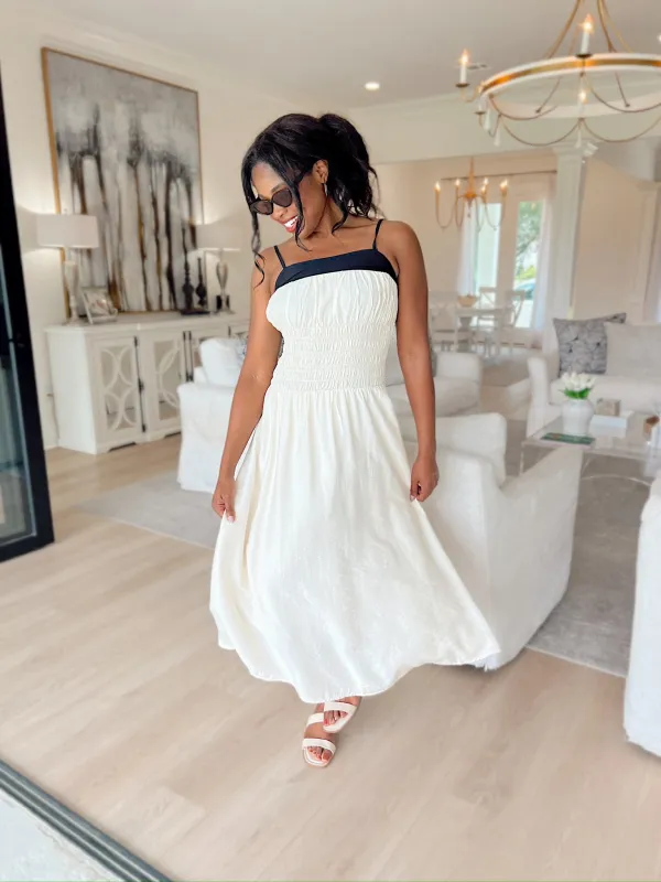 Just Be You Midi Dress sold by Bella Rose boutique