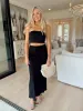 Cozy Retreat Linen Midi Skirt sold by Bella Rose boutique