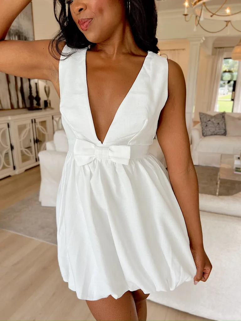 Creating My Future Mini Bubble Dress sold by Bella Rose boutique product image thumbnail 2