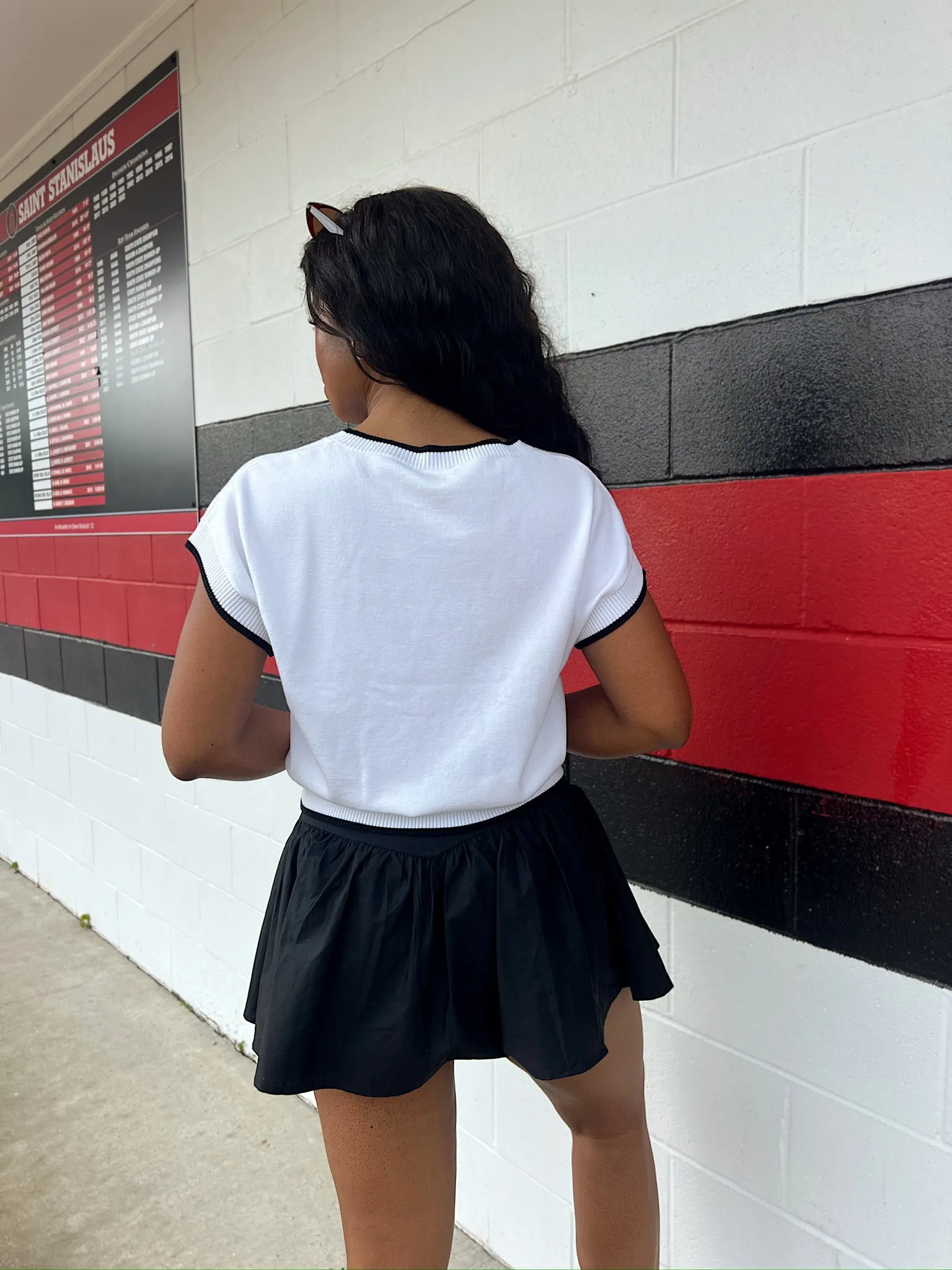 Grace And Flare Poplin Skirt sold by Bella Rose boutique product image thumbnail 3