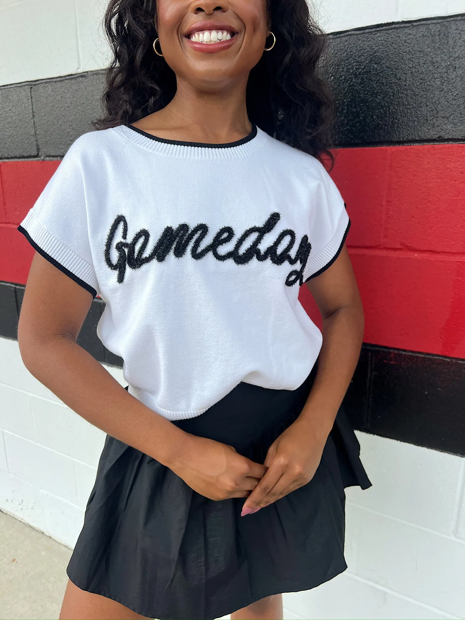 Catch Me At The Stadium Gameday Top sold by Bella Rose boutique product image thumbnail 2