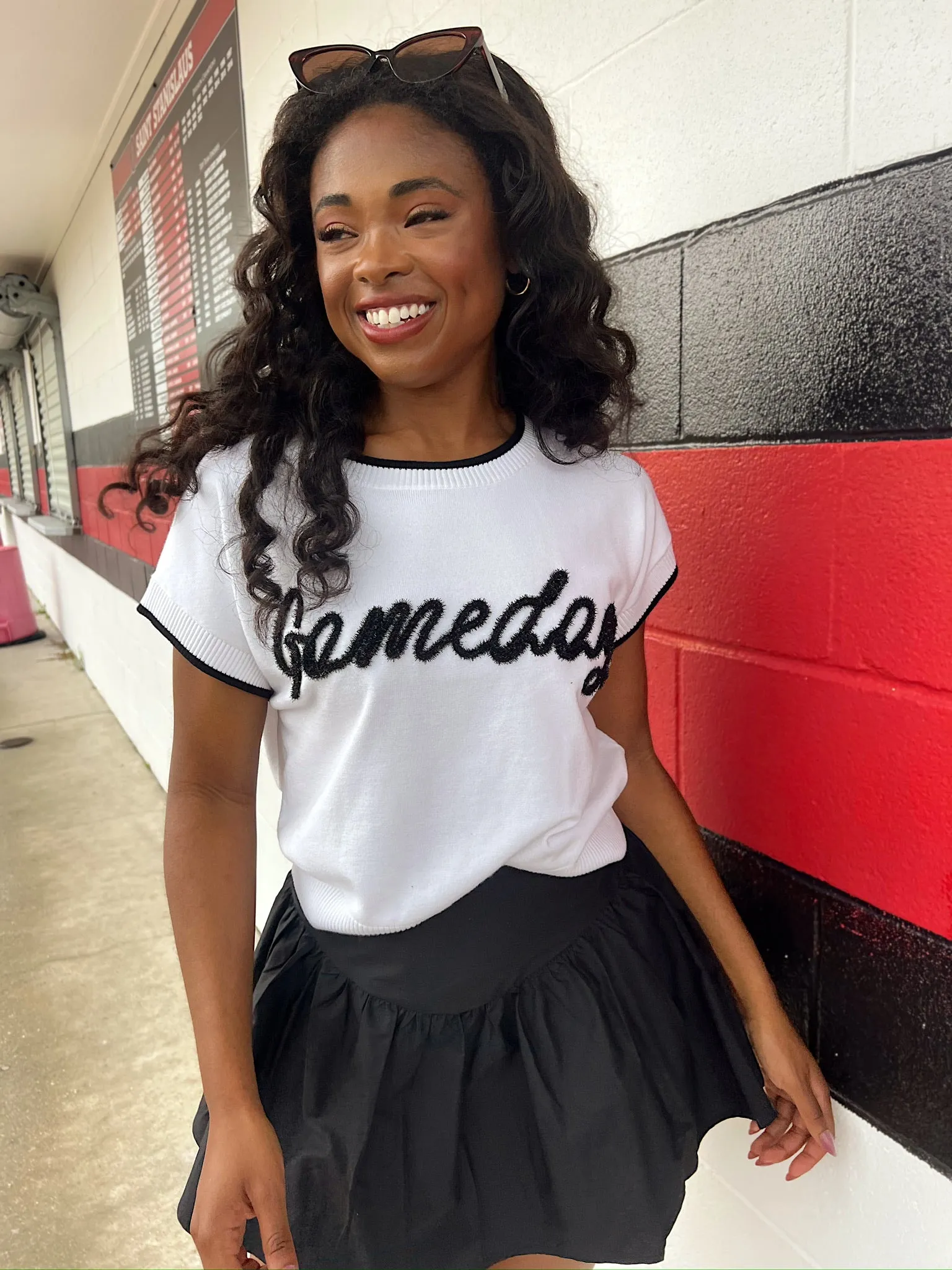 Catch Me At The Stadium Gameday Top sold by Bella Rose boutique product image thumbnail 3