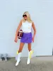 Stylish On The Sideline Denim Skort sold by Bella Rose boutique