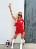 All In It To Win High-Rise Denim Shorts sold by Bella Rose boutique