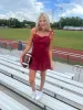 Game On Denim Mini Dress sold by Bella Rose boutique