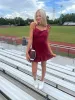 Game On Denim Mini Dress sold by Bella Rose boutique