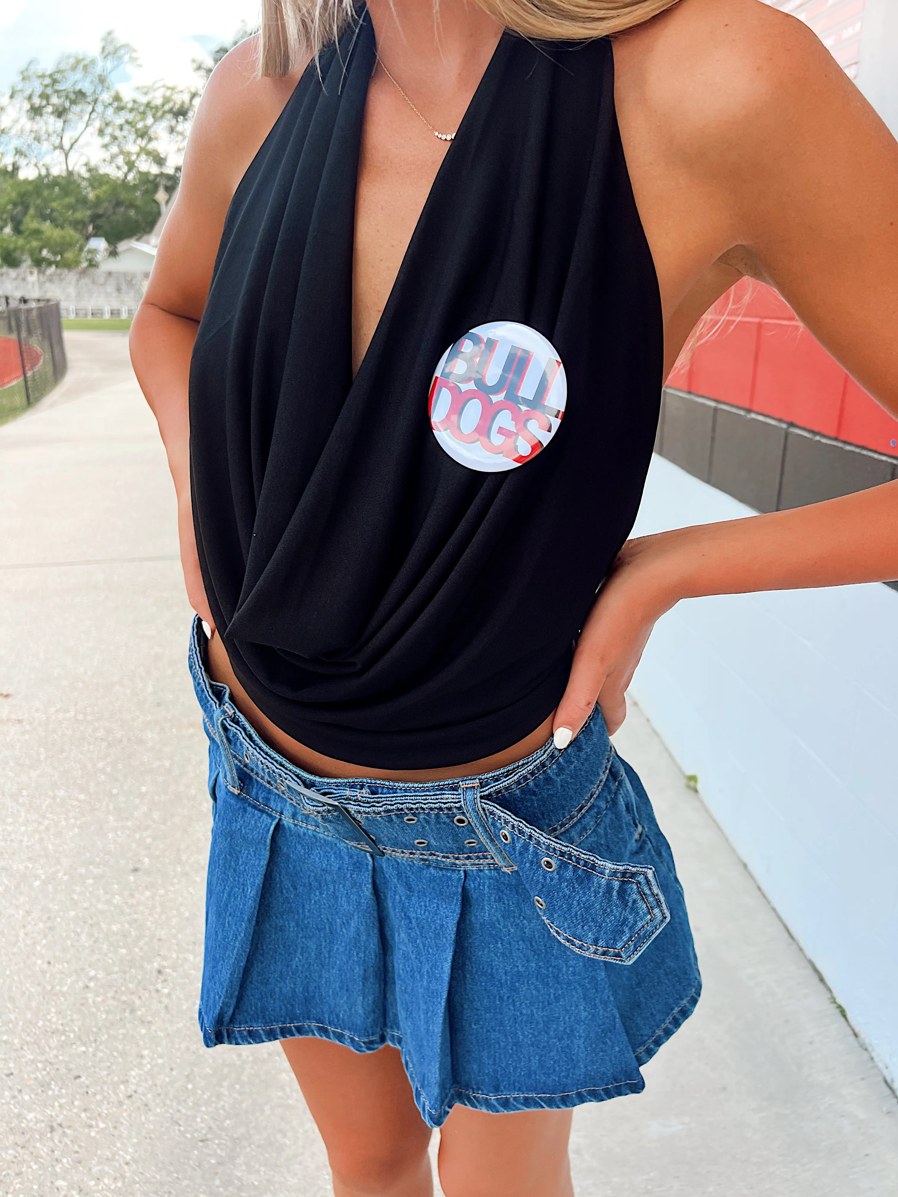 Eclipsing The Heart Halter Top sold by Bella Rose boutique product image thumbnail 3