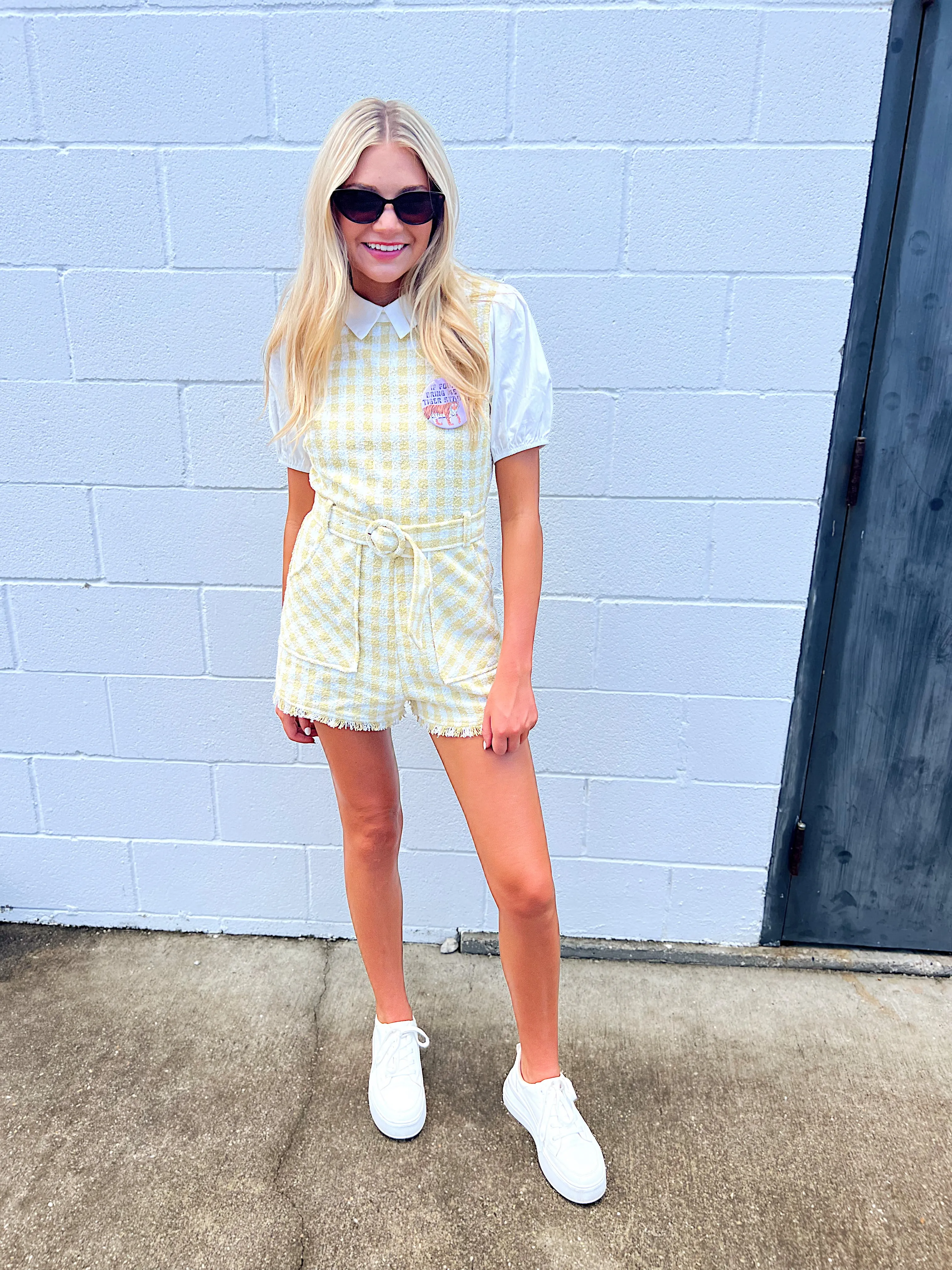 Daydream Darling French Terry Romper sold by Bella Rose boutique product image thumbnail 2