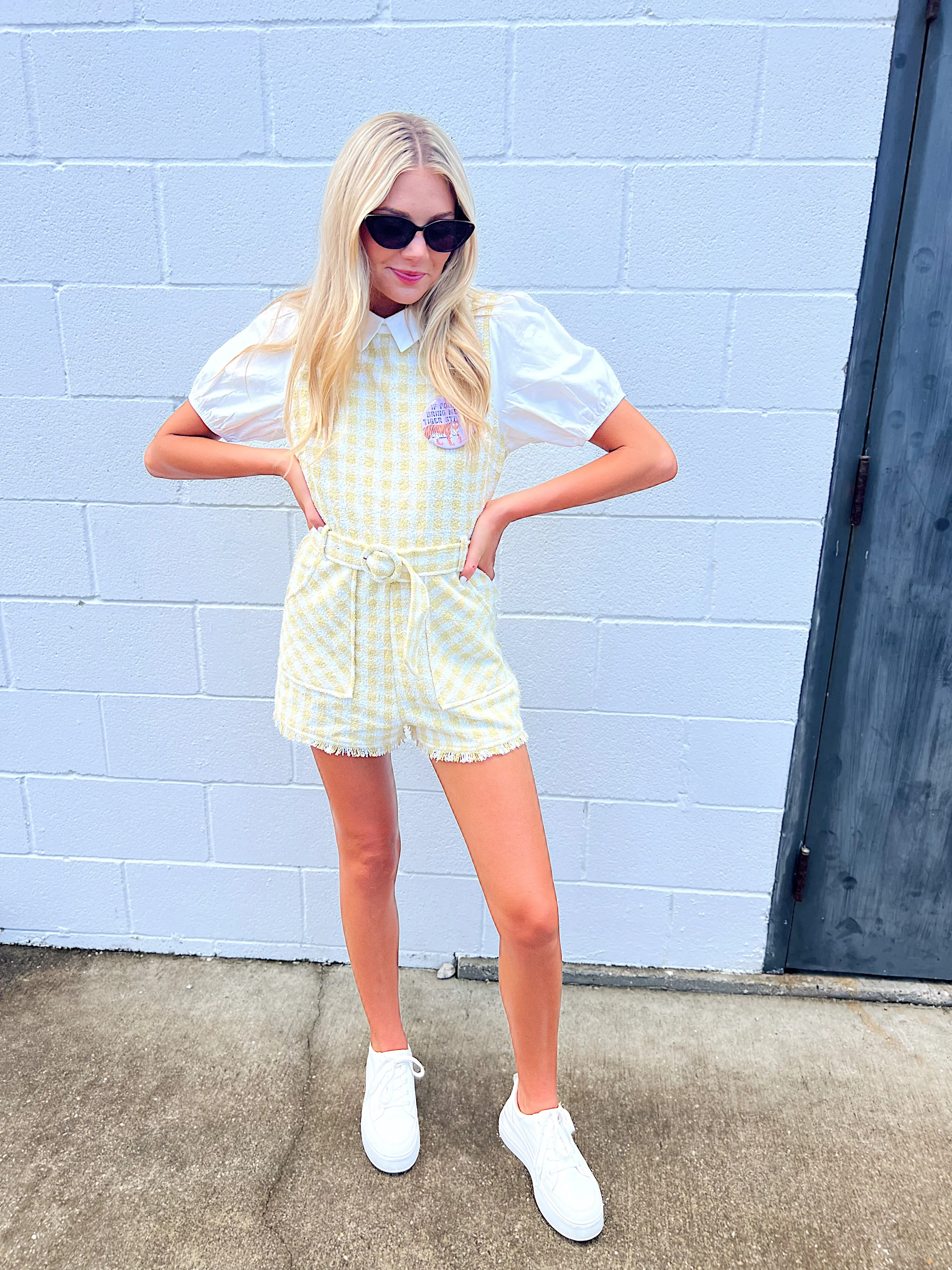 Daydream Darling French Terry Romper sold by Bella Rose boutique product image thumbnail 4