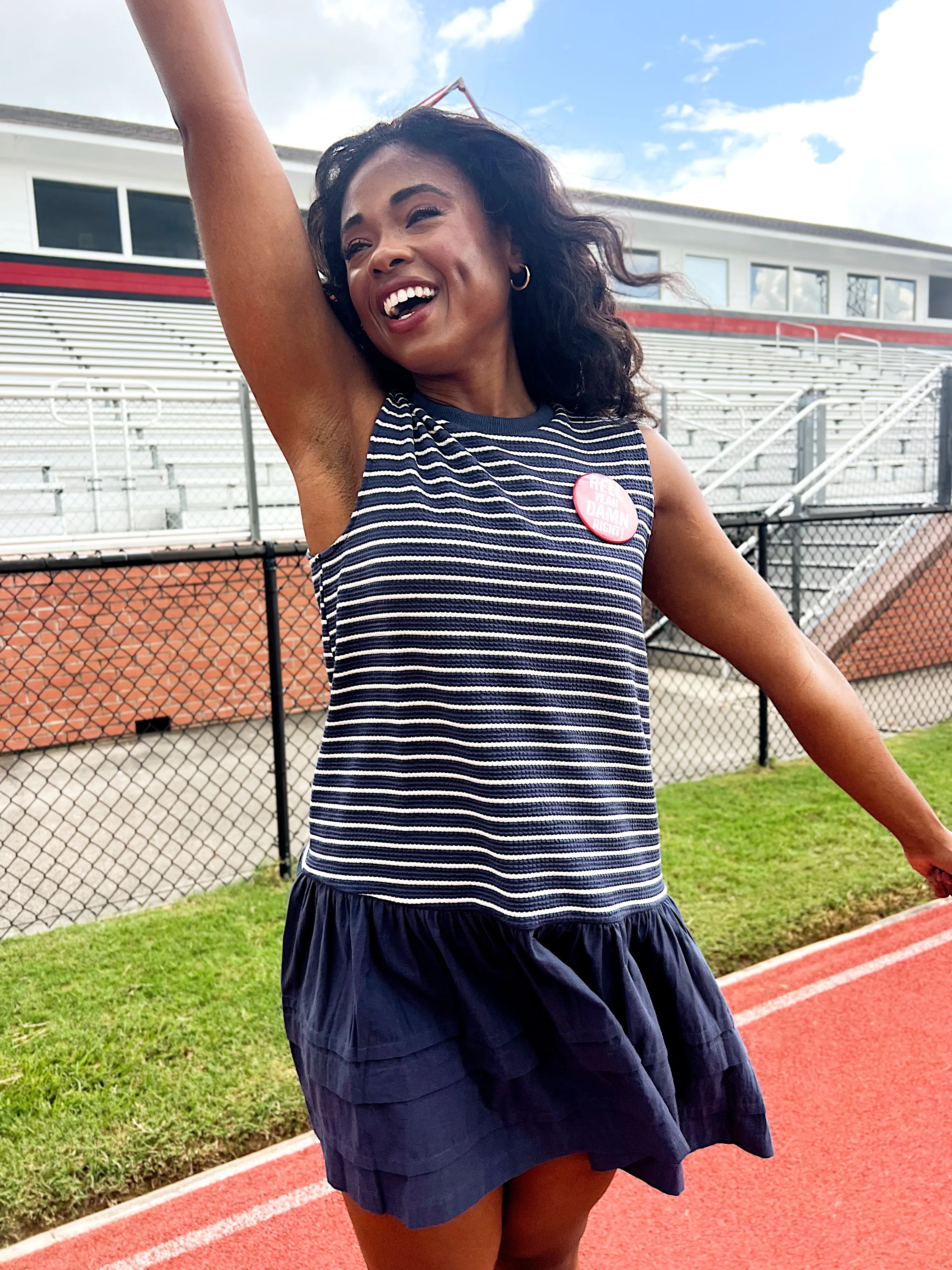 Mix Feelings Striped Dress sold by Bella Rose boutique product image thumbnail 4