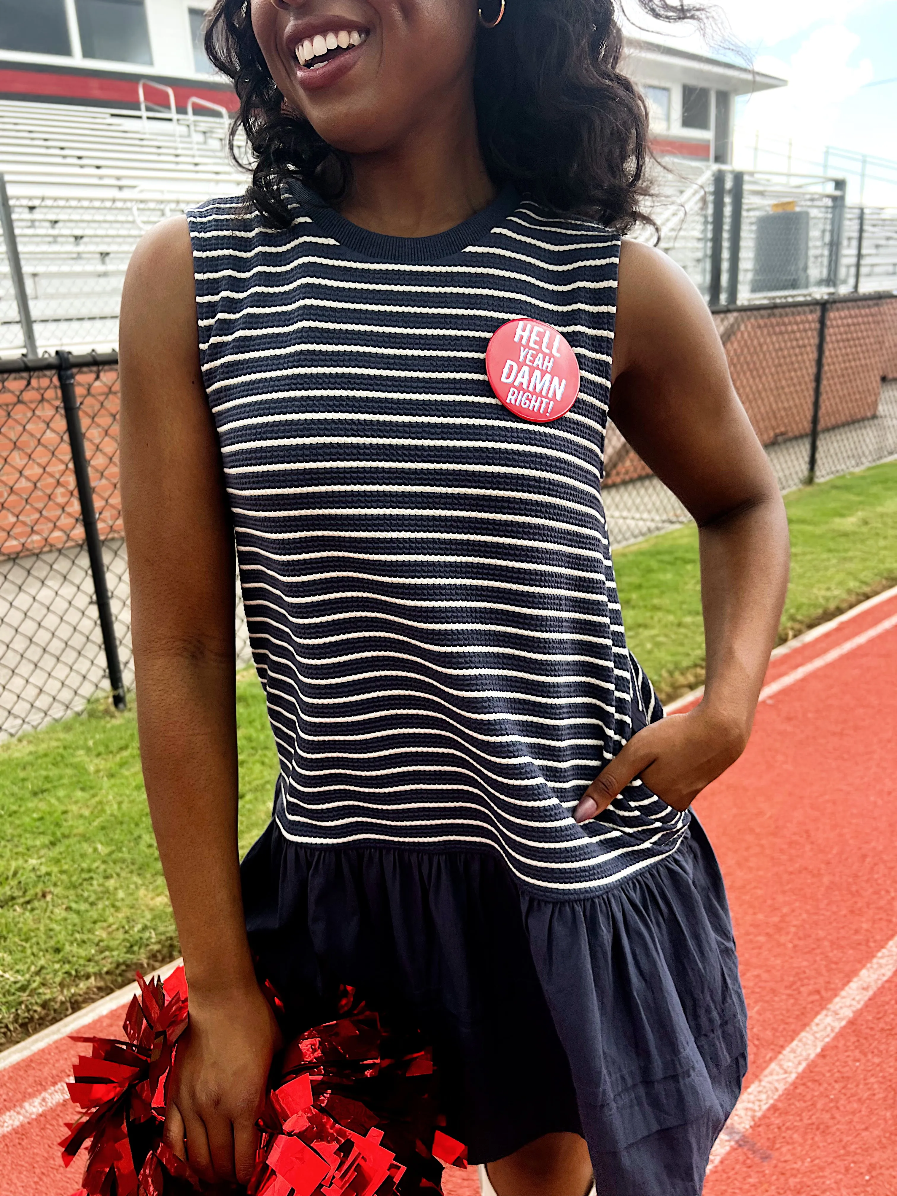 Mix Feelings Striped Dress sold by Bella Rose boutique product image thumbnail 5