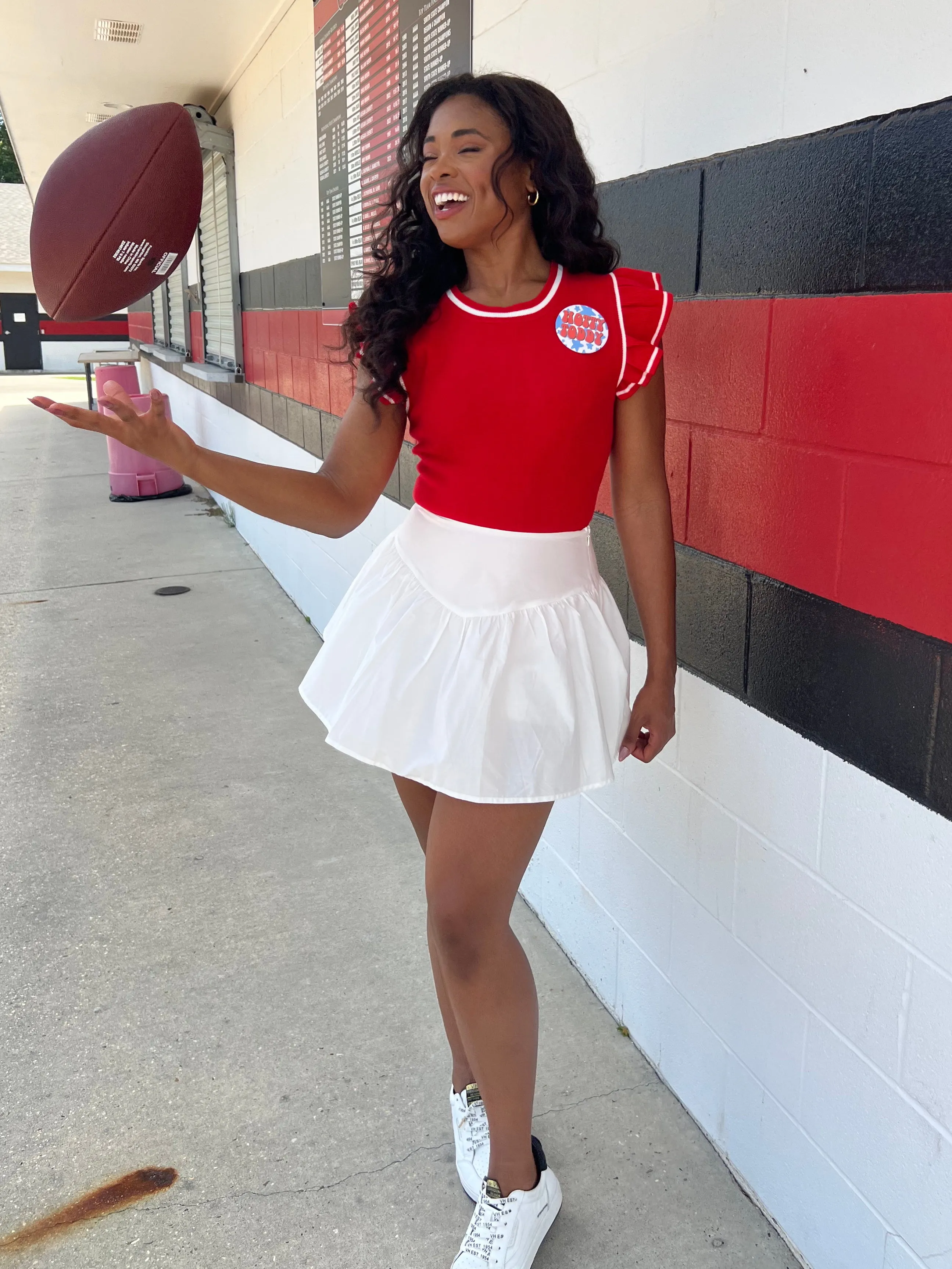 Fleeting Moments Ruffled Bodysuit sold by Bella Rose boutique product image thumbnail 4