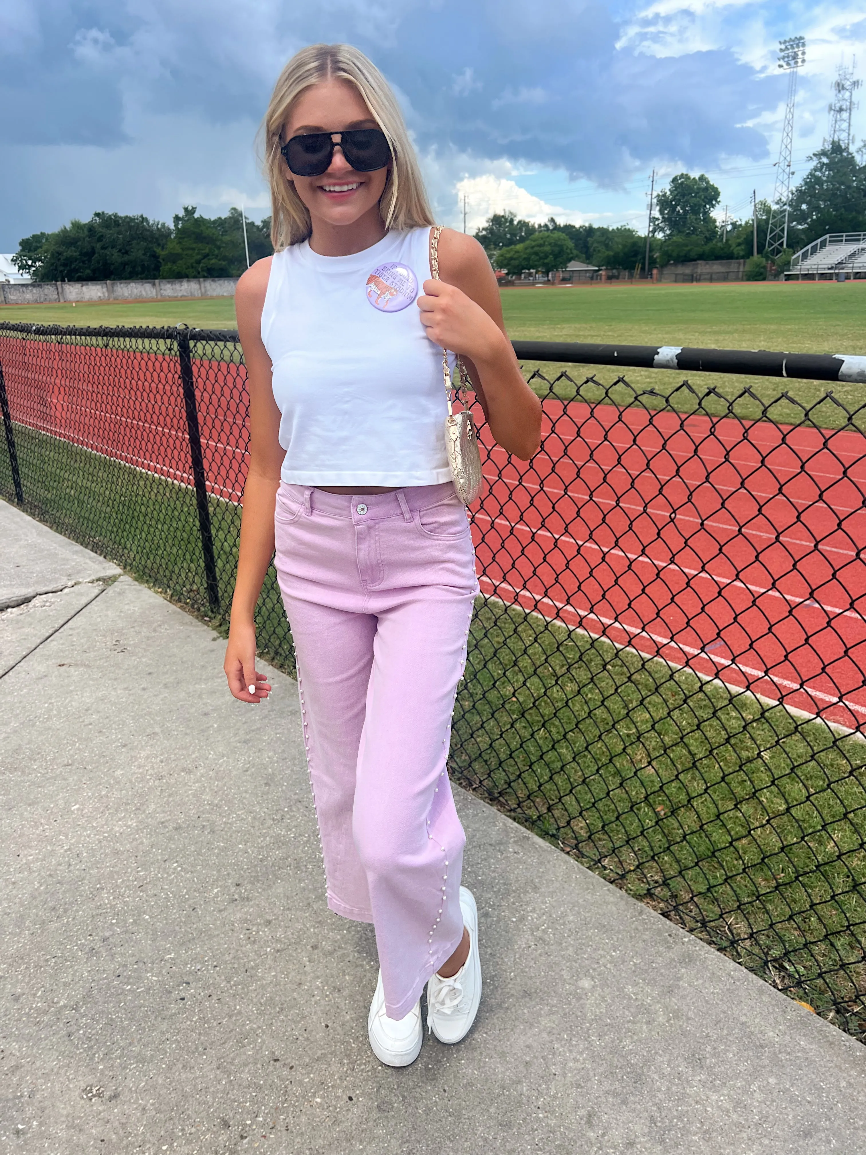 Winners Never Quit High-Rise Jeans sold by Bella Rose boutique product image thumbnail 3