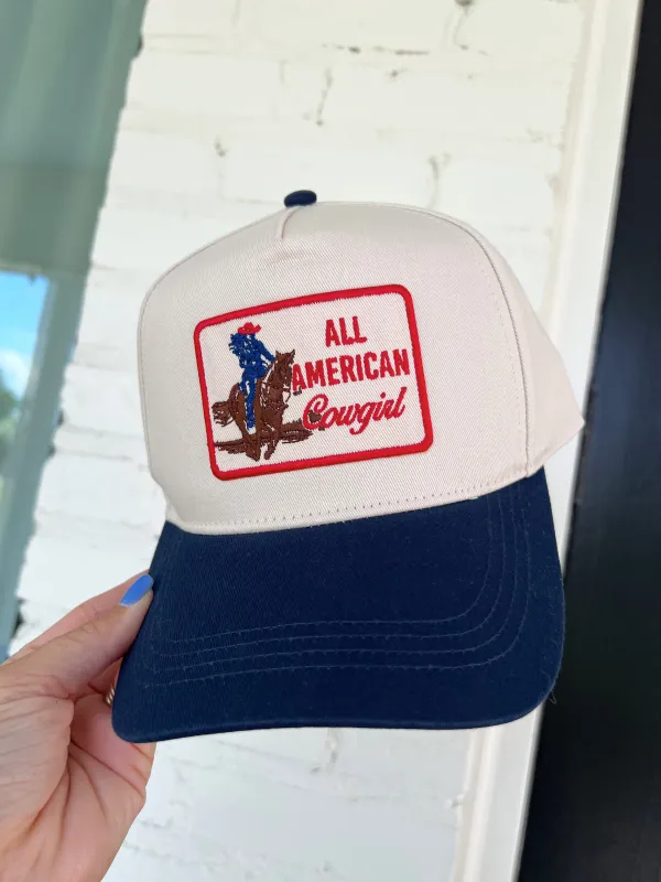 All American Cowgirl Trucker Hat sold by Bella Rose boutique