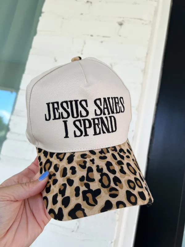 Jesus Saves I Spend Trucker Hat sold by Bella Rose boutique