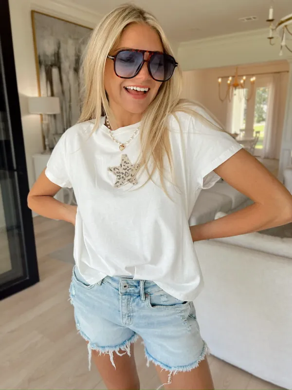 Fearless Focus Star Top sold by Bella Rose boutique