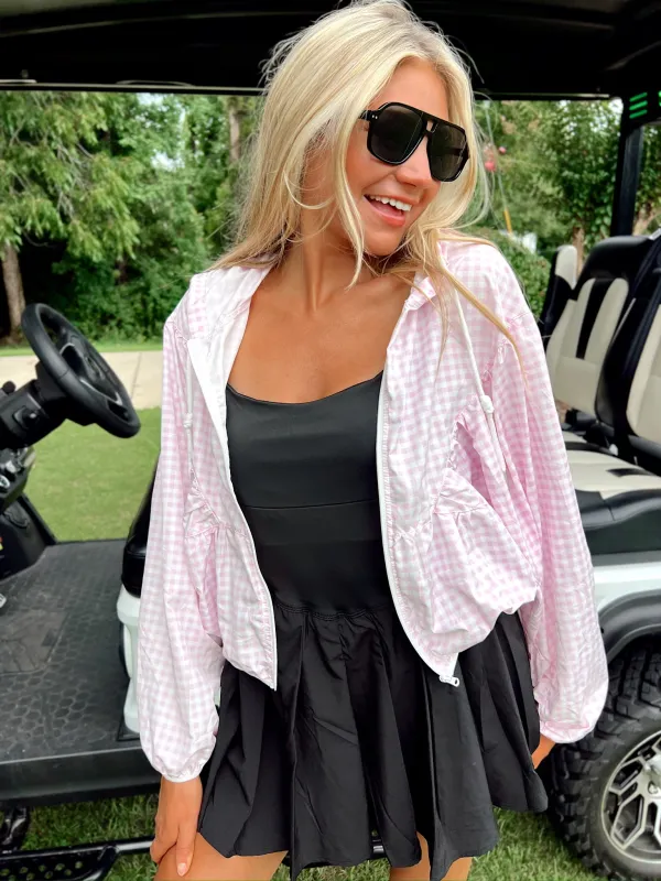 Daytime Perfection Gingham Jacket sold by Bella Rose boutique