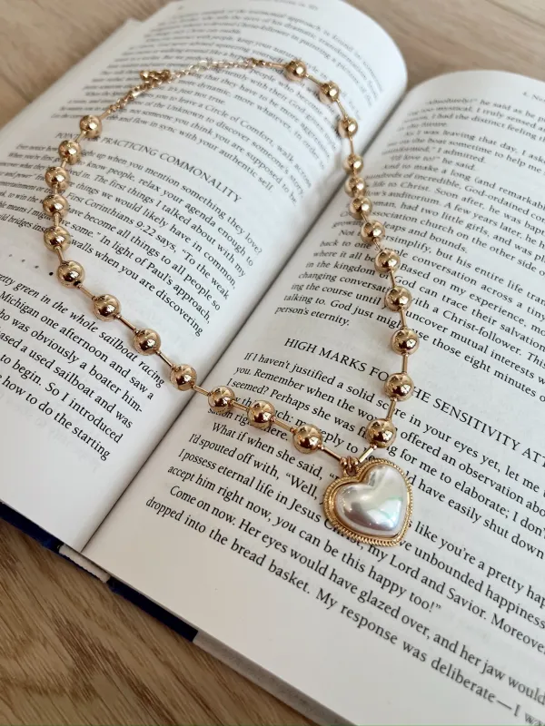 Lead With Love Water Resistant Beaded Necklace sold by Bella Rose boutique
