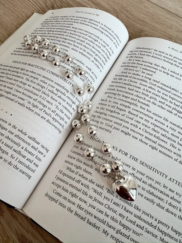 Rogue Rules Puffy Heart Necklace sold by Bella Rose boutique