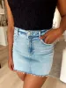 Not Your Basic Girl Denim Skirt sold by Bella Rose boutique