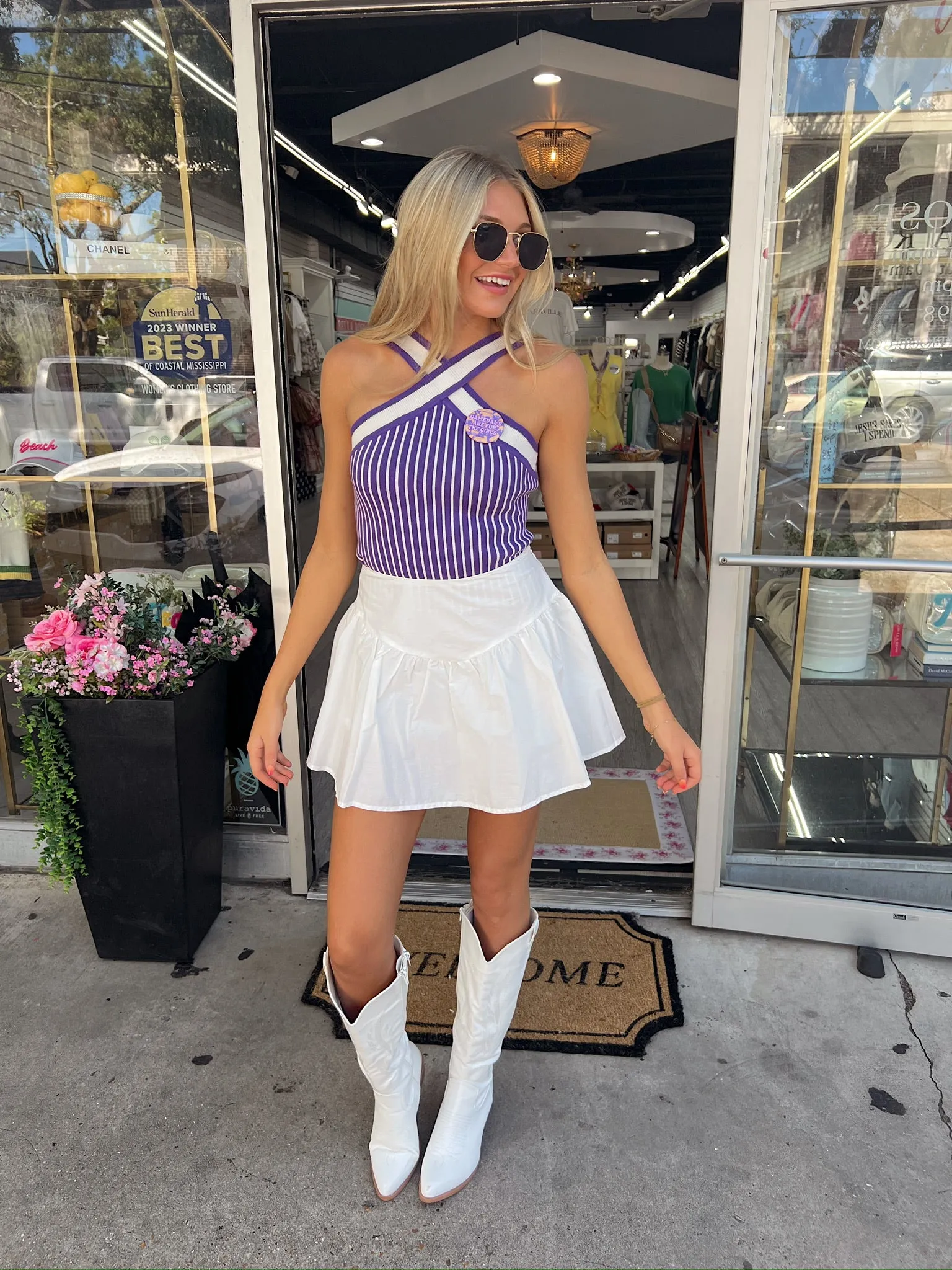 Ease Your Mind Halter Top sold by Bella Rose boutique product image thumbnail 4