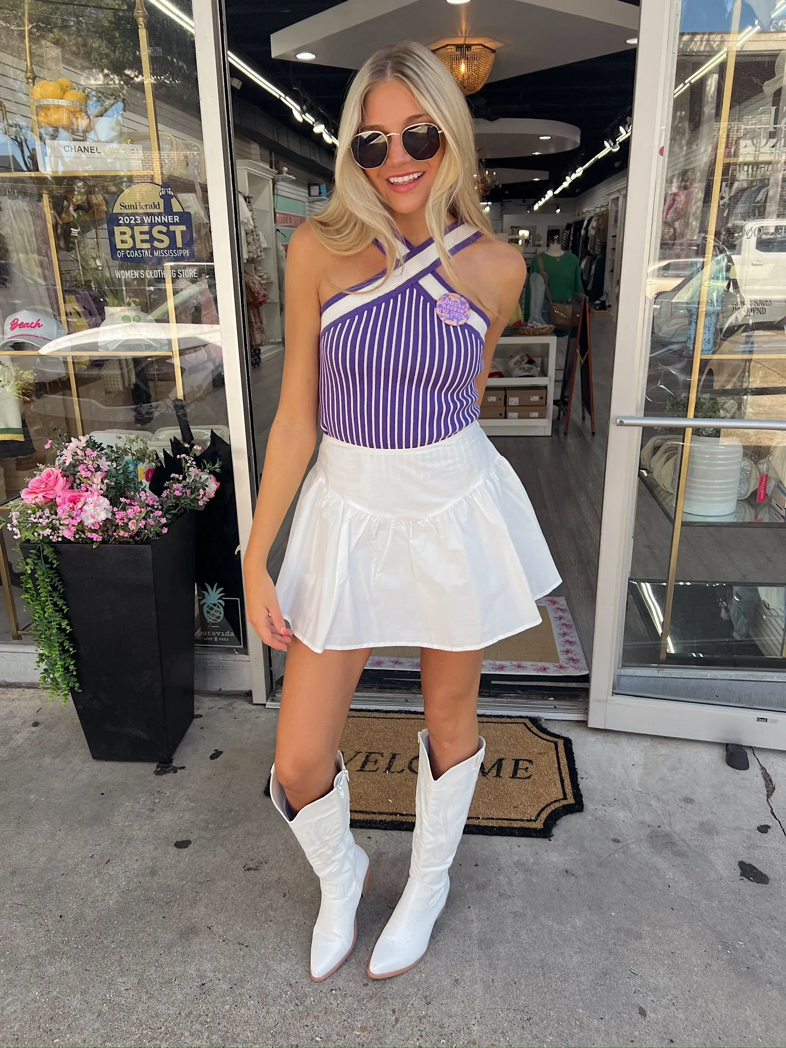 Ease Your Mind Halter Top sold by Bella Rose boutique product image thumbnail 2