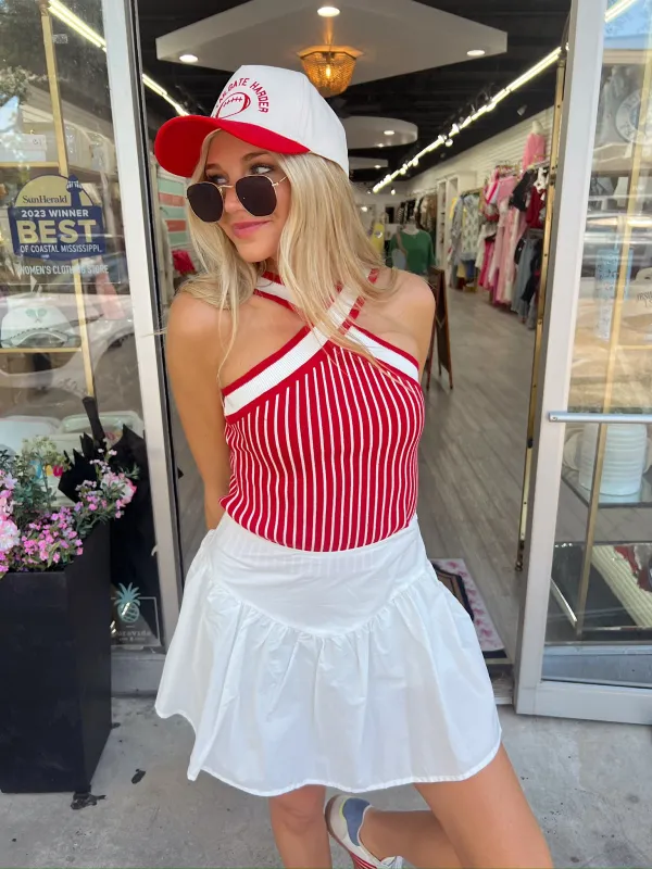 Ease Your Mind Halter Top sold by Bella Rose boutique