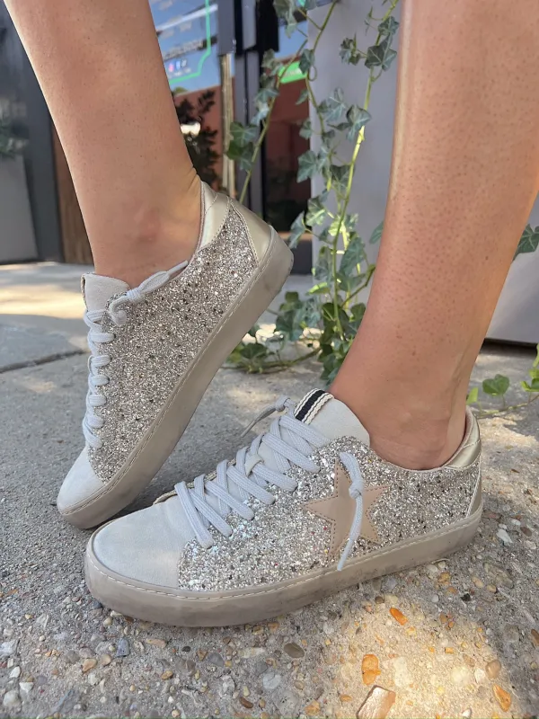 I'm On My Way Glitter Sneakers sold by Bella Rose boutique