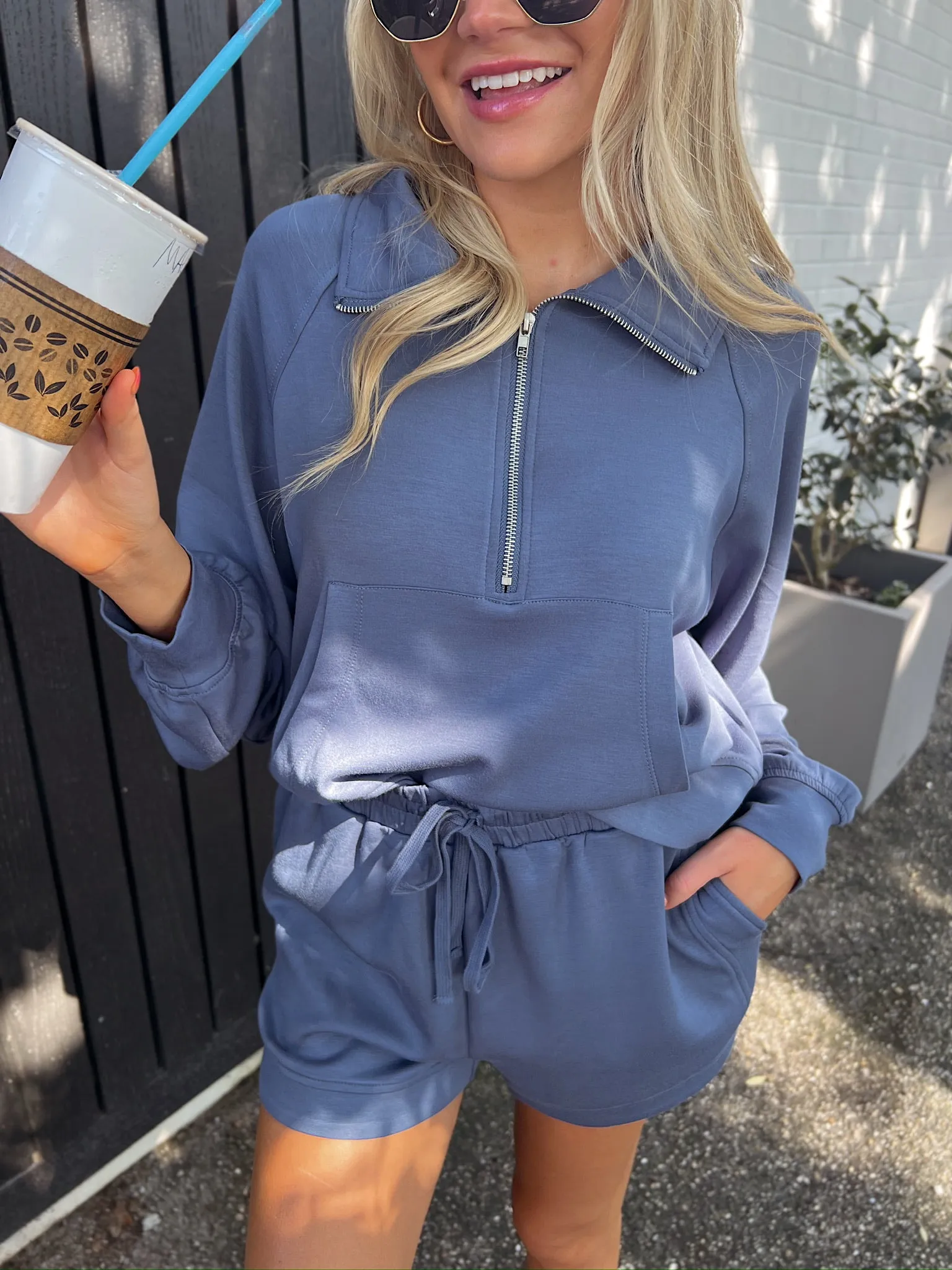 Chasing Calm Shorts sold by Bella Rose boutique