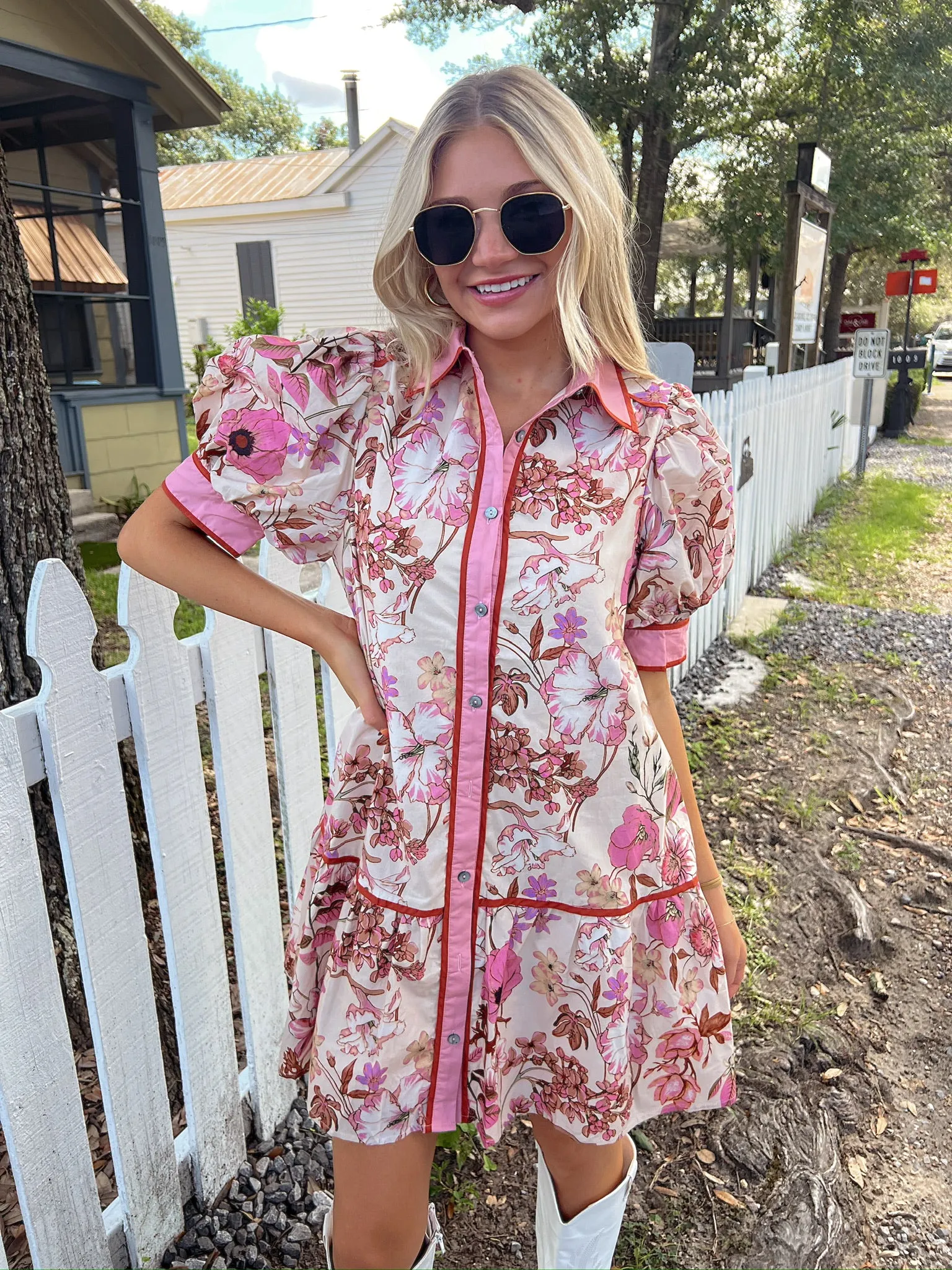 Holding Wildflowers Floral Dress sold by Bella Rose boutique product image thumbnail 3