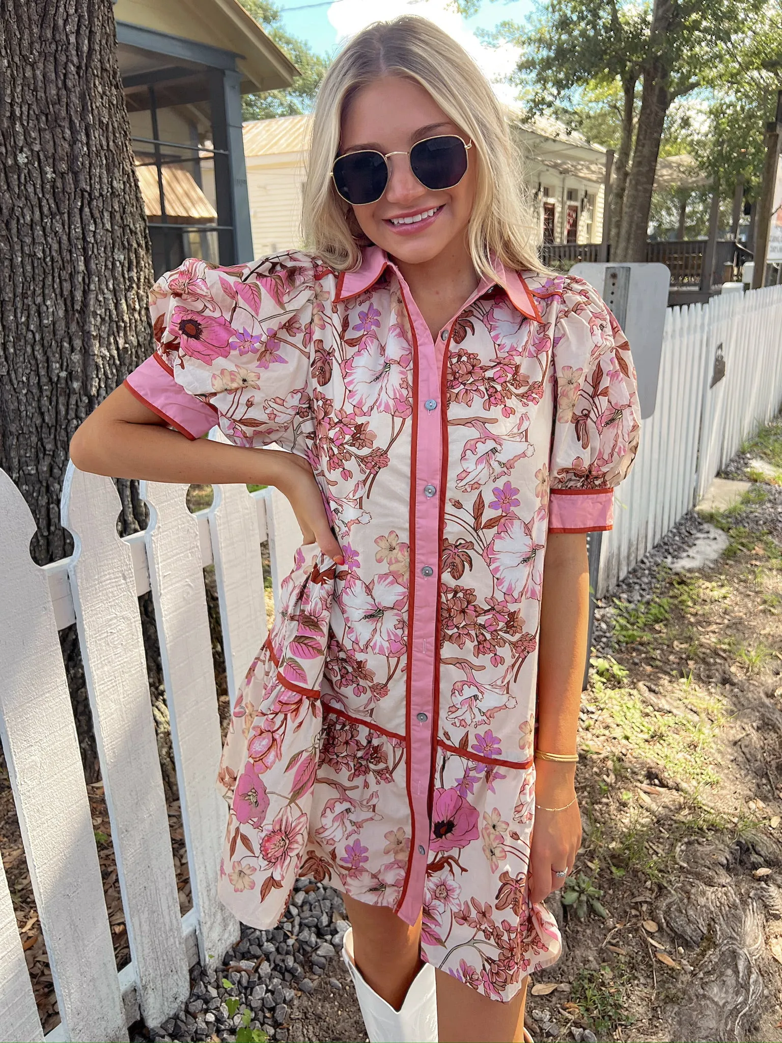 Holding Wildflowers Floral Dress sold by Bella Rose boutique product image thumbnail 4