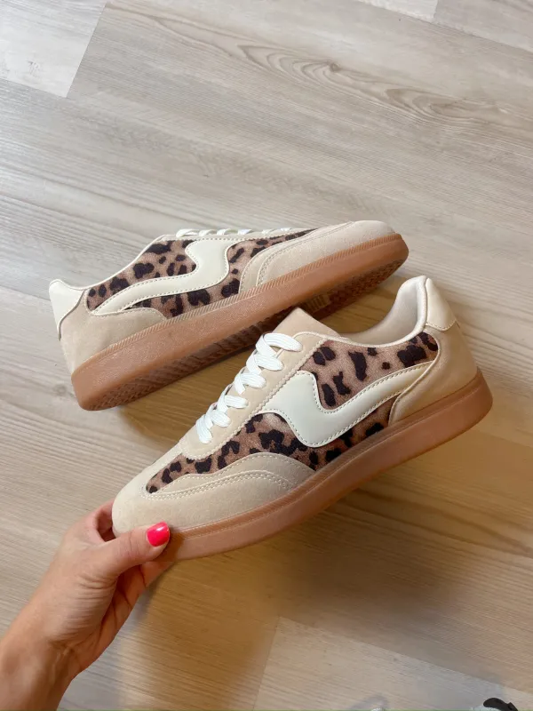 Don't Catch Me Leopard Sneakers sold by Bella Rose boutique