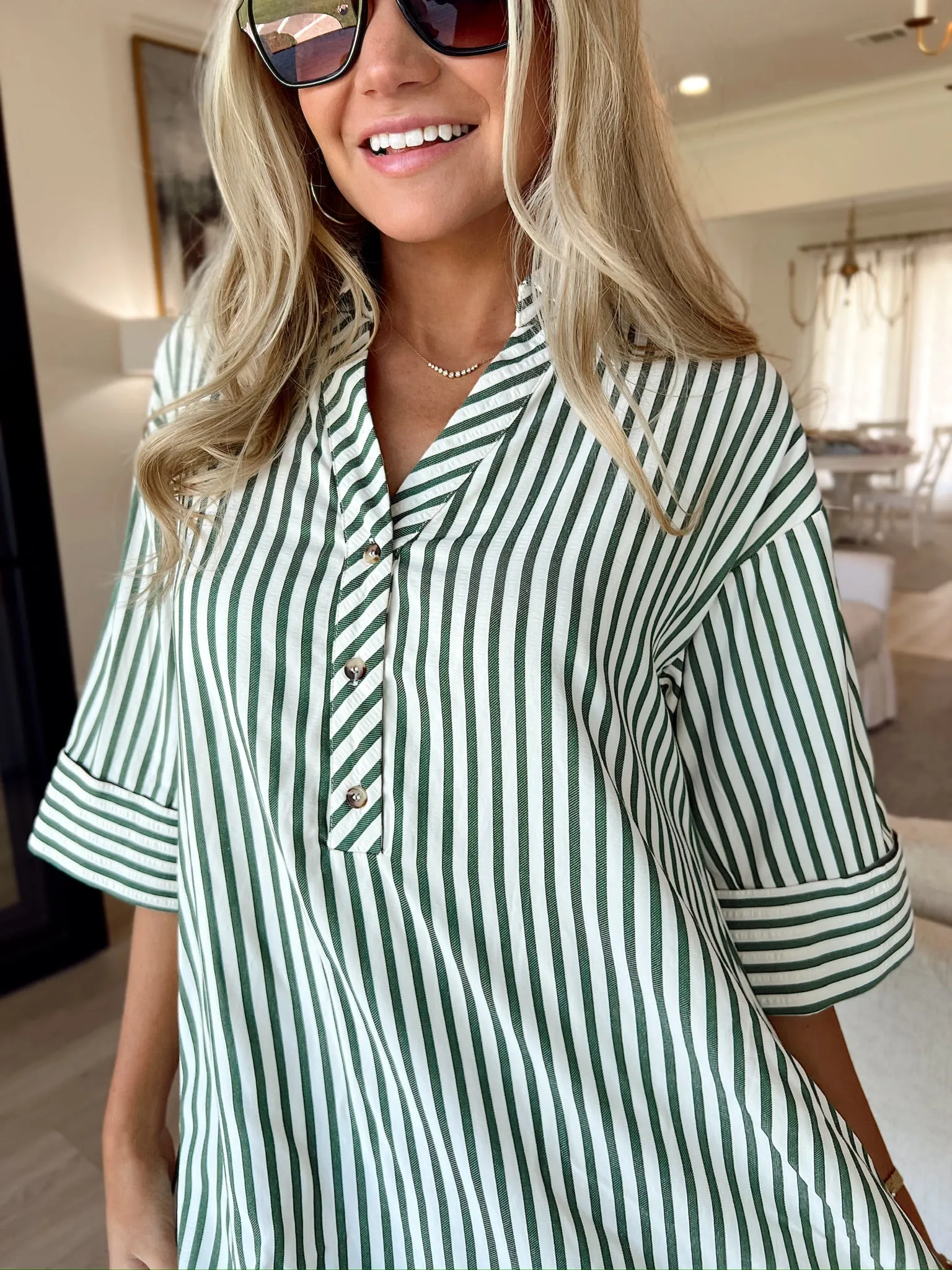 Autumn Hues Striped Dress sold by Bella Rose boutique product image thumbnail 2