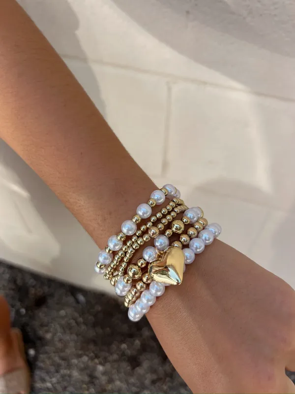 Queen Of The Ball Bead Bracelet sold by Bella Rose boutique