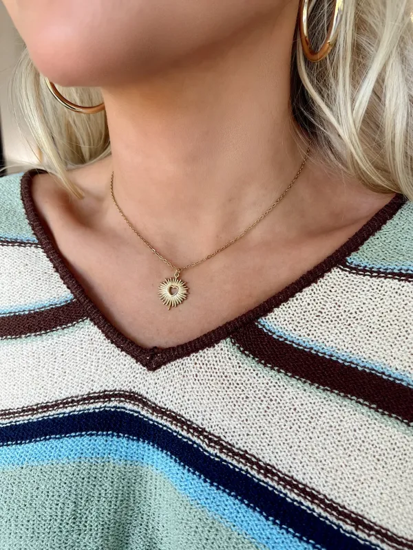 The Golden Hour Necklace sold by Bella Rose boutique