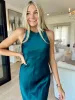 Healing My Heart Satin Midi Dress sold by Bella Rose boutique