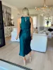Healing My Heart Satin Midi Dress sold by Bella Rose boutique