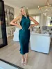 Healing My Heart Satin Midi Dress sold by Bella Rose boutique