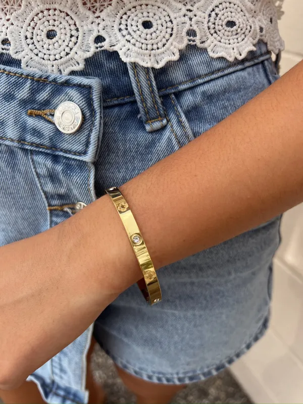 RESTOCK: Gilded Grace Bracelet sold by Bella Rose boutique