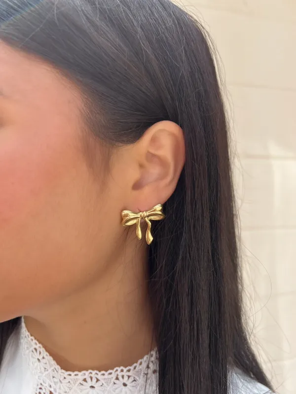 My Favorite Bow Stud Earrings sold by Bella Rose boutique
