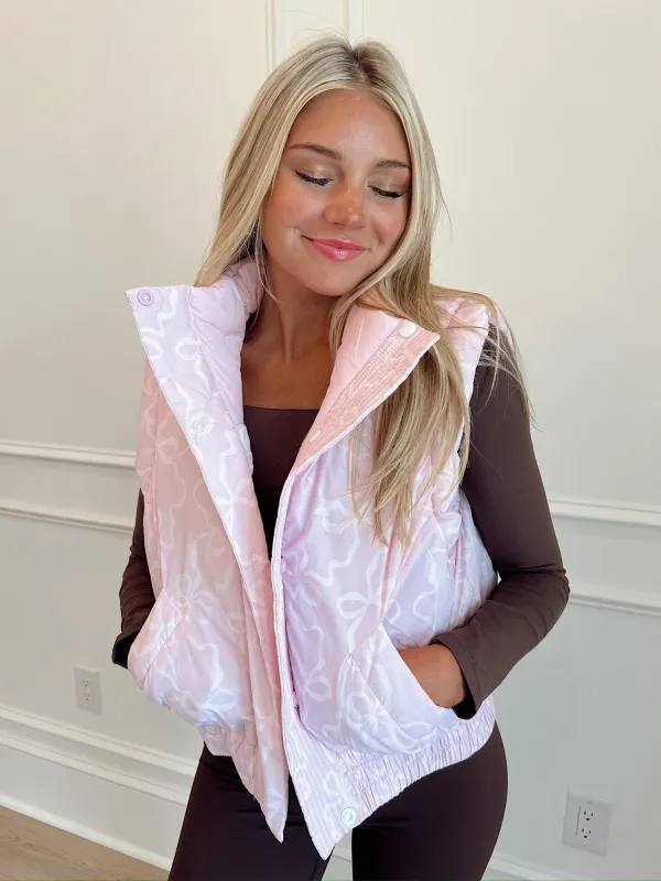 End Of Beginning Puffy Vest sold by Bella Rose boutique