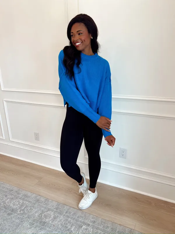 True Friend Cropped Sweater Top sold by Bella Rose boutique