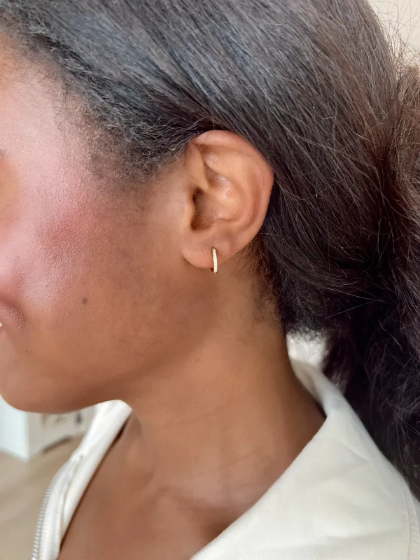 The End Game Dainty Hoop Earrings sold by Bella Rose boutique