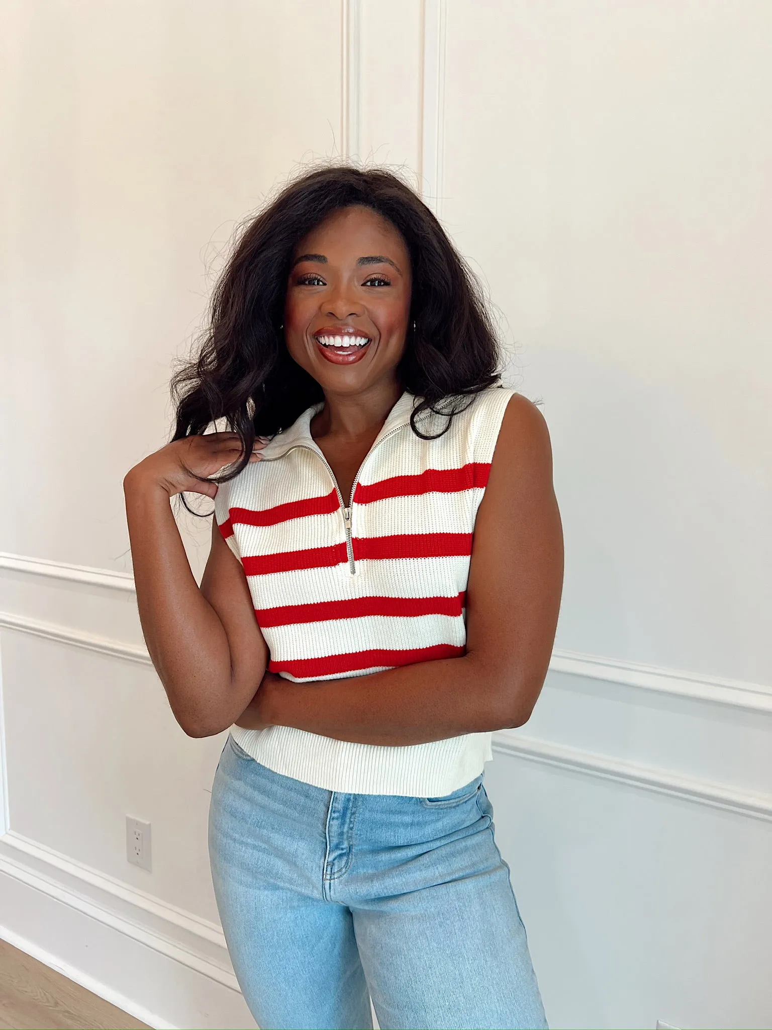 Ordinary Girl Sweater Vest sold by Bella Rose boutique product image thumbnail 4