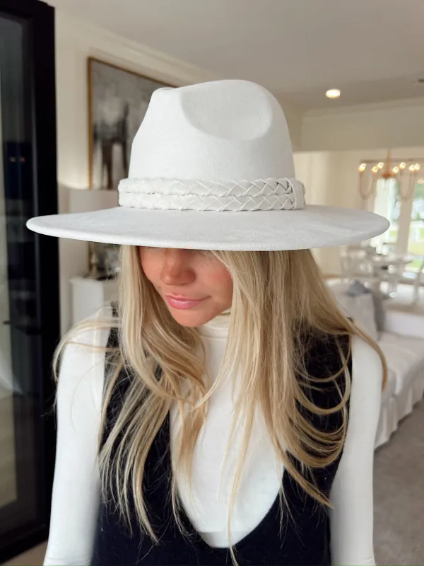 A Love Story Fedora Hat sold by Bella Rose boutique