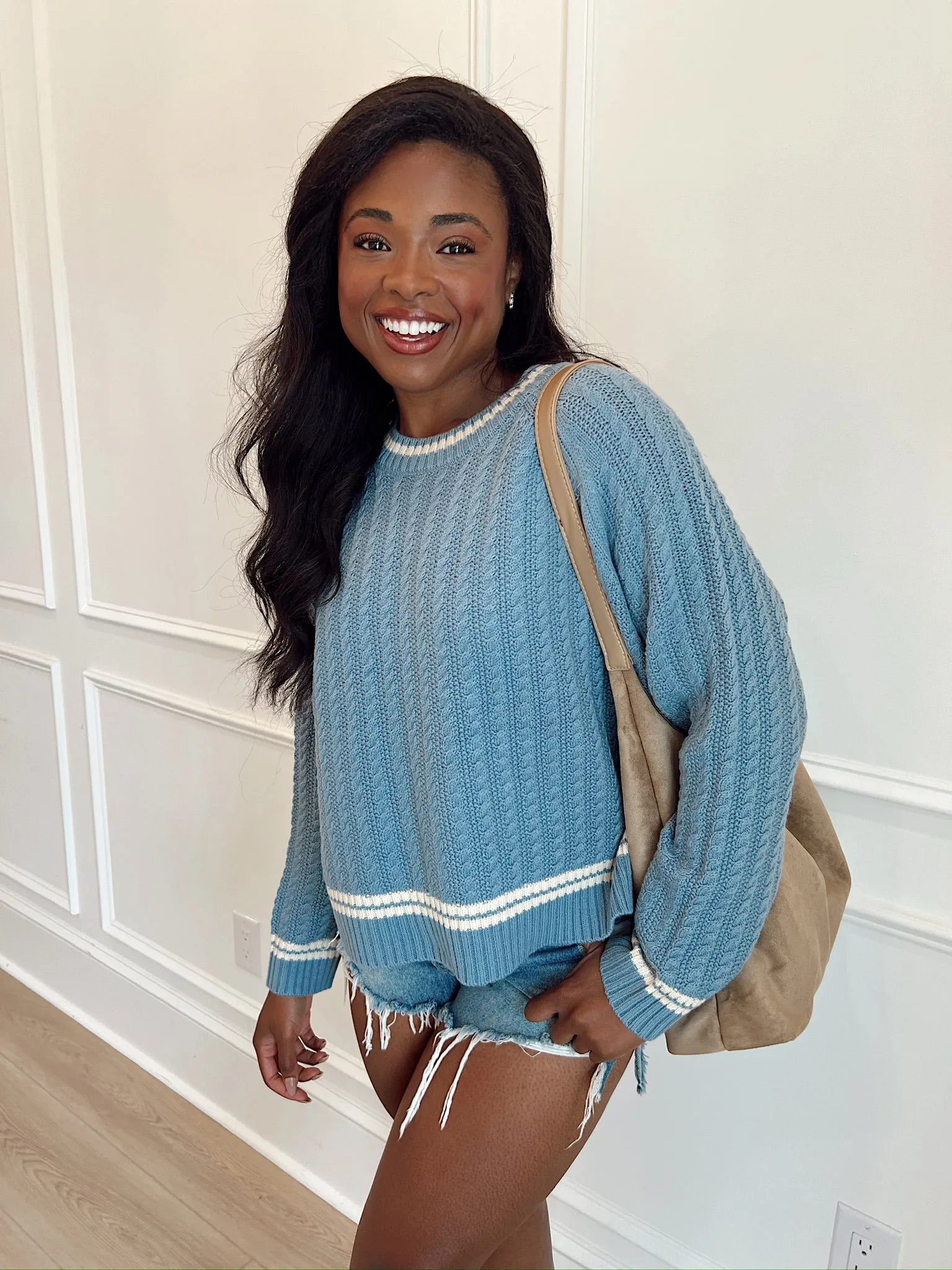 Inspired Moments Sweater Top sold by Bella Rose boutique