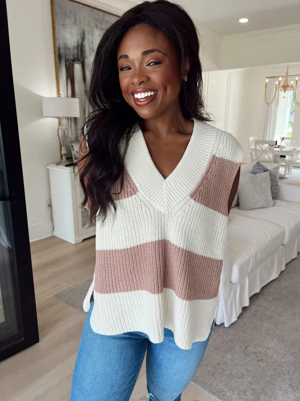 Been Here All Along Oversized Sweater Vest sold by Bella Rose boutique