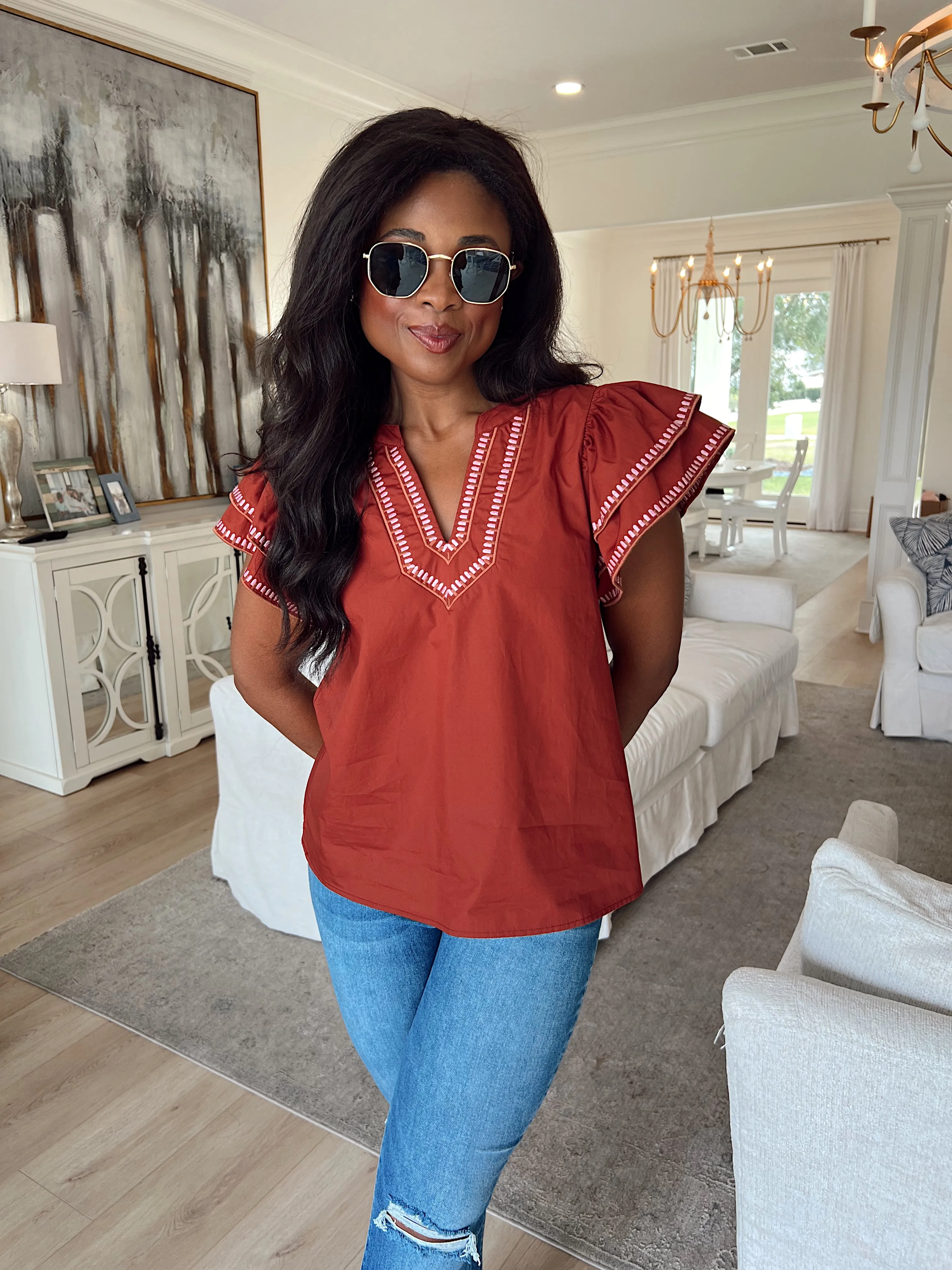 Soulful Gazes Top sold by Bella Rose boutique product image thumbnail 2